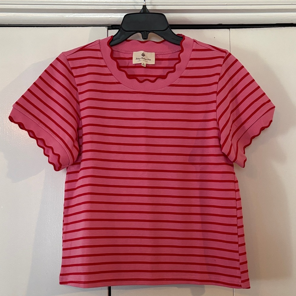 Pink Stripe Tee